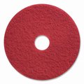 Coastwide Professional Buffing Floor Pads, 17" Diameter, Red, 5PK CW22985/BPR2298